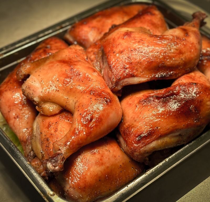 Ginger Salt Baked Chicken Leg Quarters (1 pc)